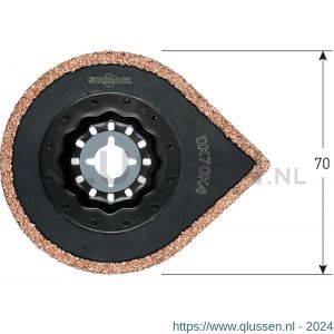 Rotec 519 OX 70K4 Starlock lijmverwijderaar HM-Riff diameter 70 mm 519.0250