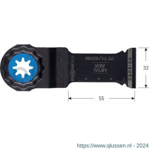 Rotec 519 PT 11/32HM Starlock-Plus invalzaagblad metaal-Inox 32x50 mm 519.3178