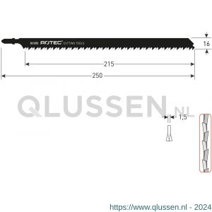 Rotec 520 decoupeerzaagblad DC355 T1044DP set 2 stuks 520.0355