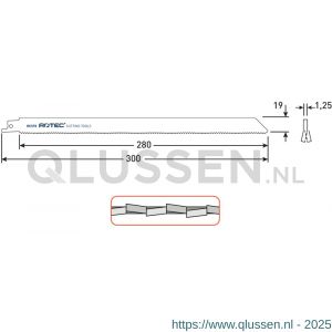 Rotec 525 reciprozaagblad RC570 S1225VF set 5 stuks 525.0570