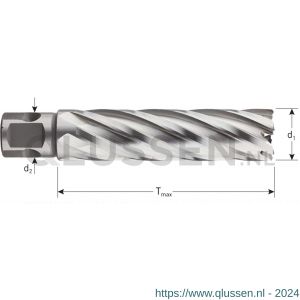 Rotec 536 HSS-XE kernboor Silver-Line universeel 19 diameter 26x80 mm 536.2602