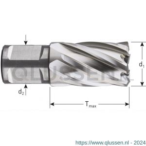 Rotec 536 HSS kernboor Silver-Line Weldon 19 diameter 38x30 mm 536.3800W