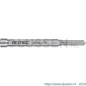 Rotec 545 uitwerpstift diameter 6,35x77 mm 545.0030