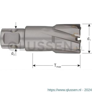 Rotec 546 HM kernboor Hard-Line universeel 19 diameter 21x40 mm 546.0210