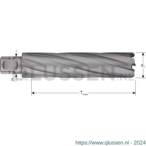 Rotec 546 HM kernboor Hard-Line universeel 19 diameter 21x110 mm 546.0213