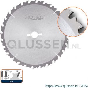 Rotec 554 HM schulpzaag met anti-terugslag diameter 315x3,2x30 mm Z=28 WZ 554.0020