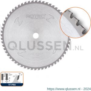 Rotec 556 HM dry-cutter zaagblad staal Long-Life diameter 254x2,2x25,4 mm Z=48 TF Pro 556.1010