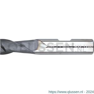 Rotec 632 VHM spiebaanfrees TiAlN-gecoat Silver-Line diameter 2x6x50 mm d2=6 mm Z=2 kort 632.0200