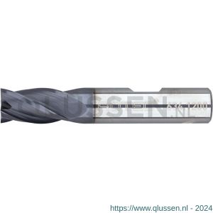 Rotec 634 VHM vingerfrees Silver-Line kort TiAlN-gecoat diameter 4 mm 634.0400