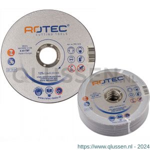 Rotec 799 doorslijpschijf Silver-Line diameter 125x1,0x22,2 mm set 25 stuks 799.1015