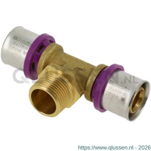 Bonfix 2000640 T-stuk 26 mm x 3/4 inch buitendraad x 26 mm 2000640