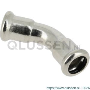 Bonfix M-Press RVS bocht 45 graden 88.9x88.9 mm 200645