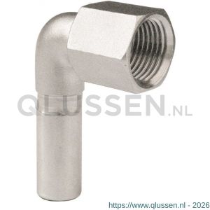 Bonfix M-Press RVS insteekknie 1/2 inch binnendraad x 15 mm 201705