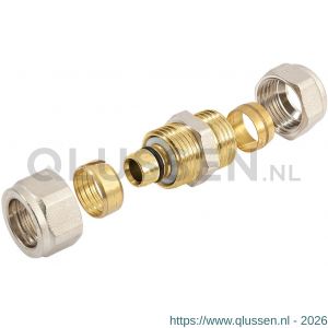 Bonfix Alu-knel rechte koppeling 16x15 mm knel 3001605