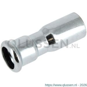Bonfix M-Press staalverzinkt insteek verloopkoppeling 22x18 mm 300312