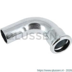 Bonfix M-Press staalverzinkt insteekbocht 90 graden 15 mm 300510