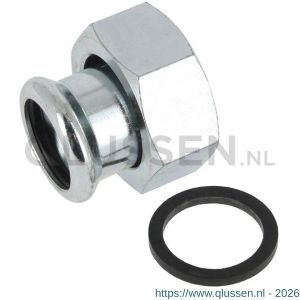 Bonfix M-Press staalverzinkt 2-delige koppeling 2 3/8 inch x 54 mm 302135