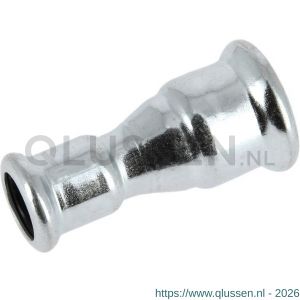 Bonfix M-Press staalverzinkt rechte verloopsok 54x42 mm 302745