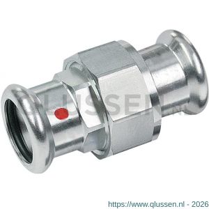 Bonfix M-Press staalverzinkt 3-delige koppeling vlakdichtend 22 mm 303715
