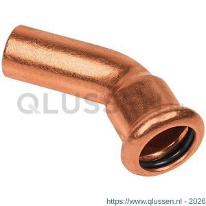 Bonfix M-Press RK roodkoper insteekbocht 45 graden 54x54 mm 400735