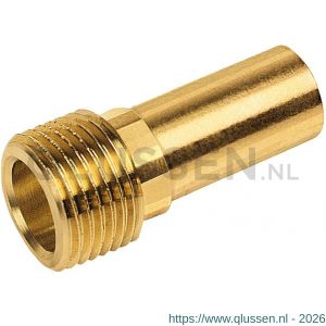 Bonfix M-Press RK roodkoper insteekkoppeling 1/2 inch buitendraad x 15 mm 401005