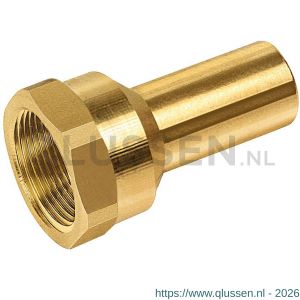 Bonfix M-Press RK roodkoper insteekkoppeling 3/4 inch binnendraad x 18 mm 401111