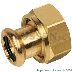 Bonfix M-Press RK roodkoper wartelkoppeling vlakke dichting 1/2 inch x 12 mm 402801