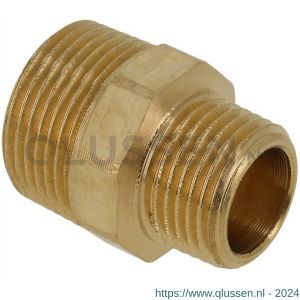 Bonfix verloopnippel 3/4 inch x 3/8 inch 2x buitendraad conisch 44210