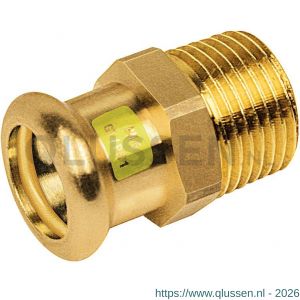 Bonfix M-Press RK roodkoper gas puntstuk 3/8 inch buitendraad x 12 mm 500902