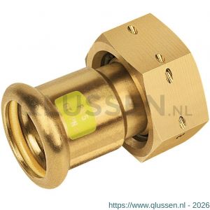 Bonfix M-Press RK roodkoper gas wartelkoppeling 3/4 inch x 22 mm 503555
