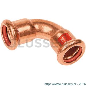 Bonfix M-Press RK roodkoper Solar bocht 90 graden 64x64 mm 600437