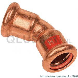 Bonfix M-Press RK roodkoper Solar bocht 45 graden 54x54 mm 600635