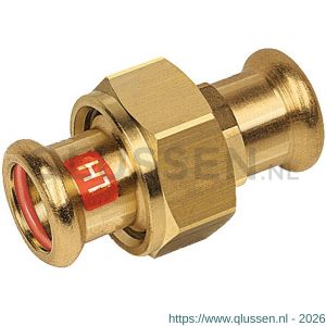 Bonfix M-Press RK roodkoper Solar 3 delige koppeling 22x22 mm 603115