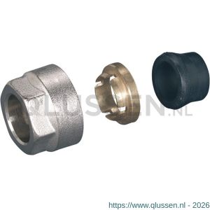 Bonfix TR91/A adaptor (pilaar, knelring en wartel) voor koper 15 mm 73205
