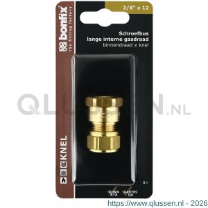 Bonfix blister schroefbus 3/8 inch binnendraad x 12 mm 803305