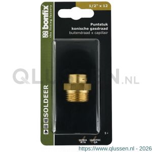 Bonfix blister capillair puntstuk konisch 1/2 inch x 12 mm 805406