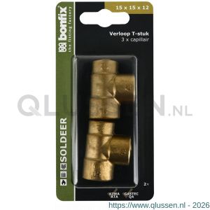 Bonfix blister capillair T-stuk 15x15x12 mm 2 stuks 805812