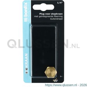 Bonfix blister afdekstop 1/4 inch met O-ring voor stopkraan 807405