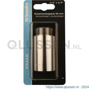 Bonfix blister kraanverlengstuk 3/4 inch binnendraad x 3/4 inch buitendraad 50 mm 811755