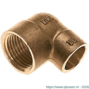 Bonfix capillair knie kort 3/8 inch binnendraad x 12 mm 81180