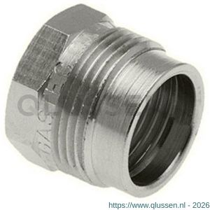 Bonfix chroom aansluitstuk recht model 3/8 inch binnendraad 81205CR