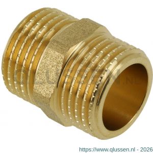 Bonfix dubbele nippel 3/8 inch buitendraad 81510