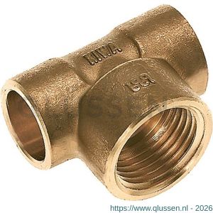 Bonfix capillair T-stuk 12 mm x 1/4 inch binnendraad x 12 mm 82030