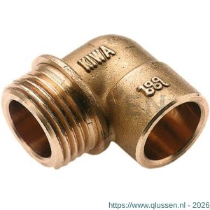Bonfix capillair knie kort 1/2 inch buitendraad x 12 mm 82410