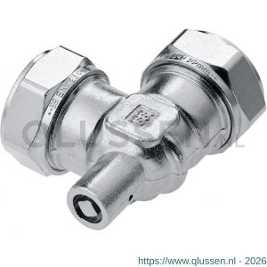 Bonfix knie met ontluchting 15x15 mm vertind 82770AN