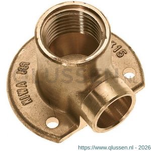 Bonfix muurplaat laag 1/2 inch binnendraad x 12 mm 90640