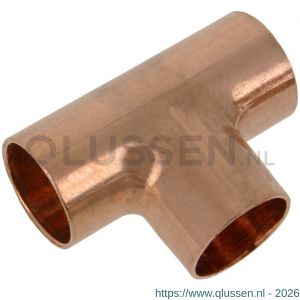 Bonfix roodkoperen T-stuk 12 mm 91009