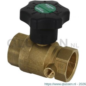 Bonfix kogelstopkraan 5/4x5/4 inch binnendraad maf met vertragingshendel 97220