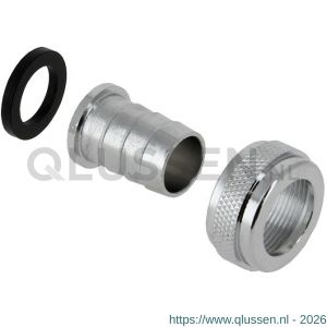 Bonfix verchroomde slangkoppeling M22 98630