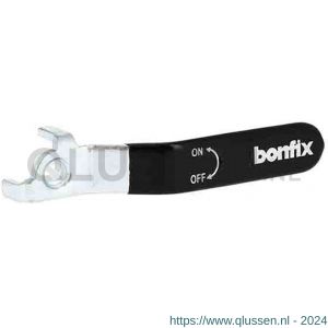 Bonfix stalen hendel voor 1/4 inch, 3/8 inch, 1/2 inch en 3/4 inch zwart 99741